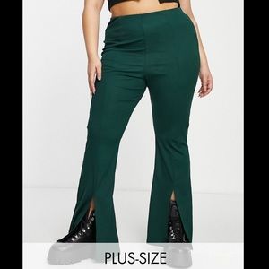 Ribbed Flare Pants